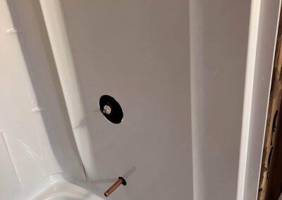 bathtub wall copper pipe rough in shoreline wa