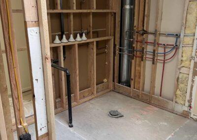 shower plumbing rough in tub wall shoreline wa scaled