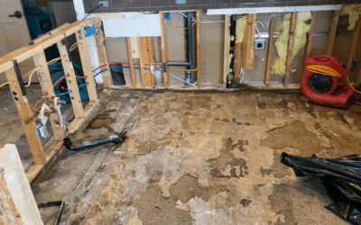 How Water Damage Restoration and Build-Back Services Work After a Major Plumbing Failure